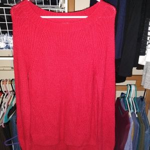 Red sweater